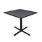 Cain Square Tables > Breakroom Tables > Cain Square & Round Tables, Wood, Metal Top, Grey TB3636GY - alternate 1